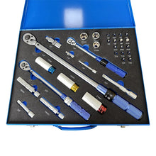 Cargar imagen en el visor de la galería, Juego Completo de Sockets y Llaves de Torque Métricas para Auto con Estuche ESOCATS
