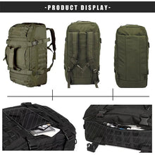 Cargar imagen en el visor de la galería, Mochila Gimnasio Táctica Militar Bolsa de Viaje con Compartimento para Zapatos + Separada Seco y Húmedo. ESOCATS
