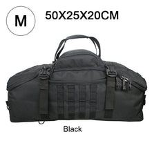 Cargar imagen en el visor de la galería, Mochila Gimnasio Táctica Militar Bolsa de Viaje con Compartimento para Zapatos + Separada Seco y Húmedo. ESOCATS
